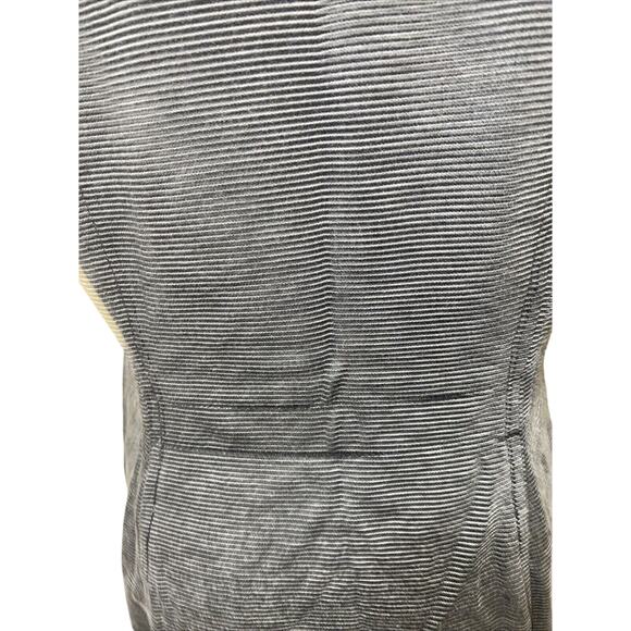 Max Studio Dress Women's Medium Black/Gray Striped Pencil Sleeveless - Picture 7 of 9